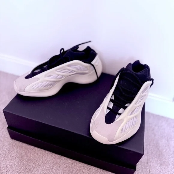 adidas Yeezy 700 Azael Black and White Sneakers