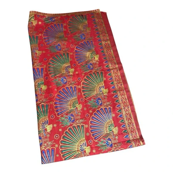 Tablecloth Moratex F Red Gold India Textile‎ 76