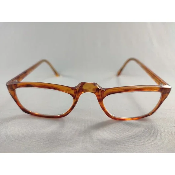 Vintage‎ Cool-Ray Tortoise Eyeglass Frames Taiwan ROC Rectangular Retro Style