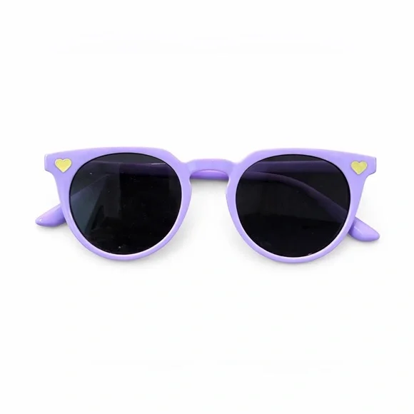 Stoney Clover Lane for Target Lavender Heart Sunglasses Purple Round Frames