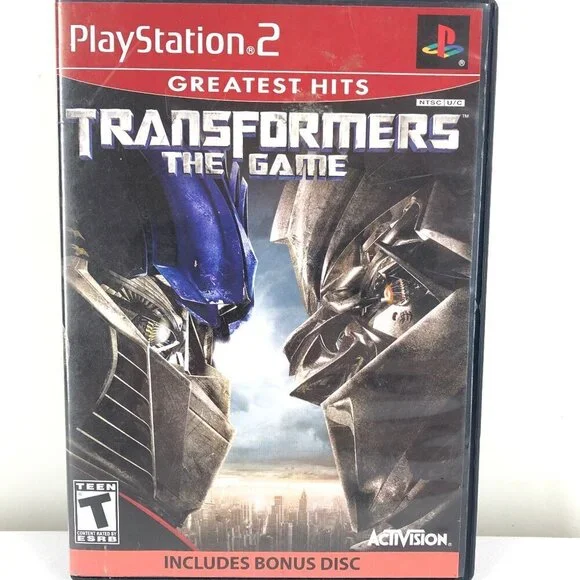 PlayStation 2 Greatest Hits Transformers The Game With Bonus Disc And Booklet