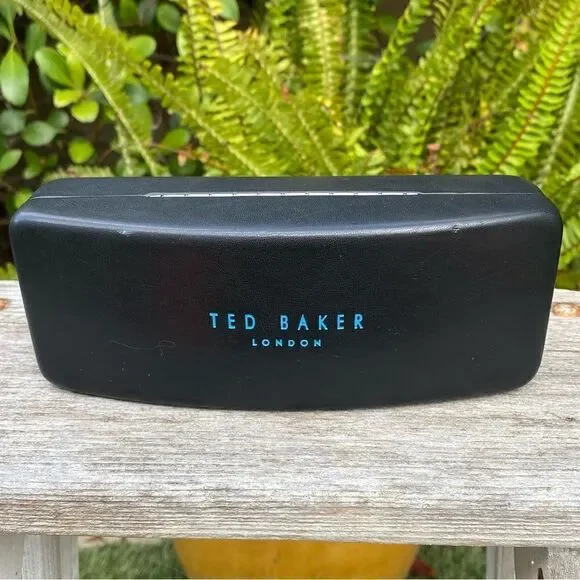 Ted Baker Black Rectangle Sunglasses Case. Unisex EUC!