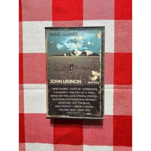 John Lennon mind games cassette