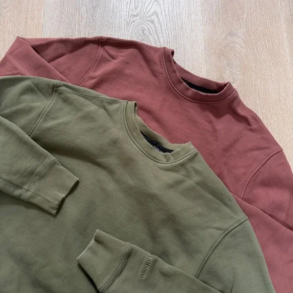 Adidas Pharrell Williams Humanrace Sweatshirt Blank Mens L Maroon Green Bundle‎
