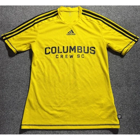 Adidas Columbus‎ Crew Jersey Adidas Men's Size Small 2015 Yellow MLS