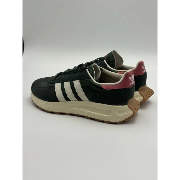 Adidas Originals Retropy E5 Sneakers Men's 9 Green Cream Boost‎ Gum Sole Casual