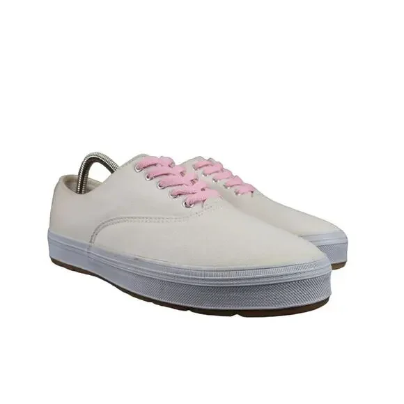 Keds Shoes Womens 9 Sneakers Casual Canvas Trainers Classic White Active Comfort