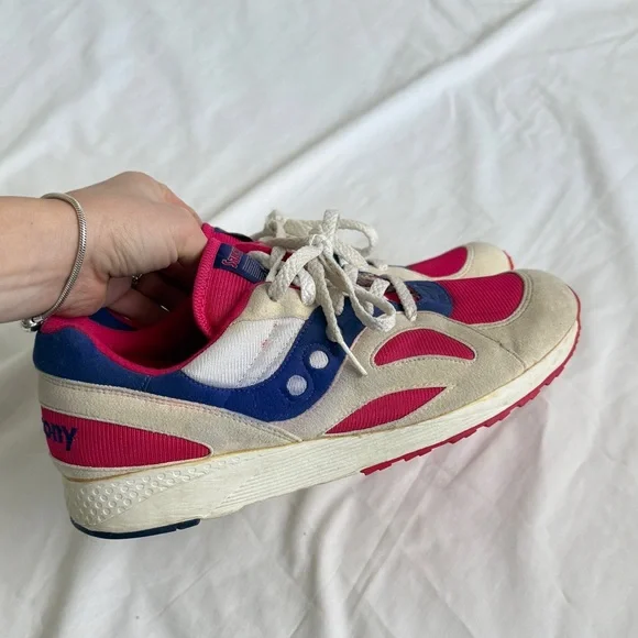 Vintage 90’s Saucony Blaze Vintage Sneakers Purple Pink Running Shoes Size 10