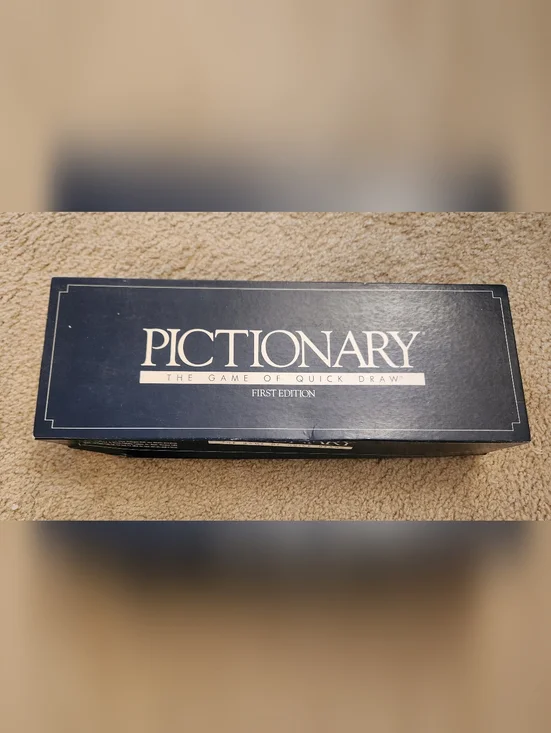 Vintage 1985 Pictionary 1st Edition Charades‎ Game Complete READ