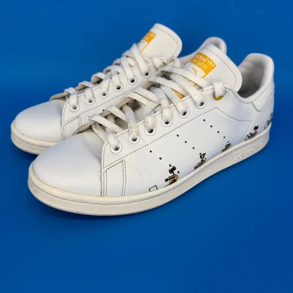 Adidas Stan Smith Disney Wall-E White Yellow Sneakers GZ3097 Mens 8.5