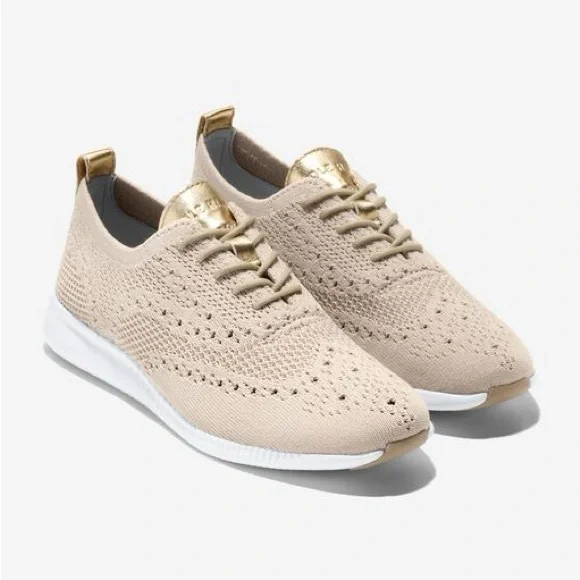 COLE HAAN Women's 2.ZERØGRAND Stitchlite Wingtip Oxfords Sneakers Tennis Shoes