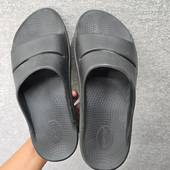 OOFOS OOAHH MEN'S SLIDES, SIZE 13