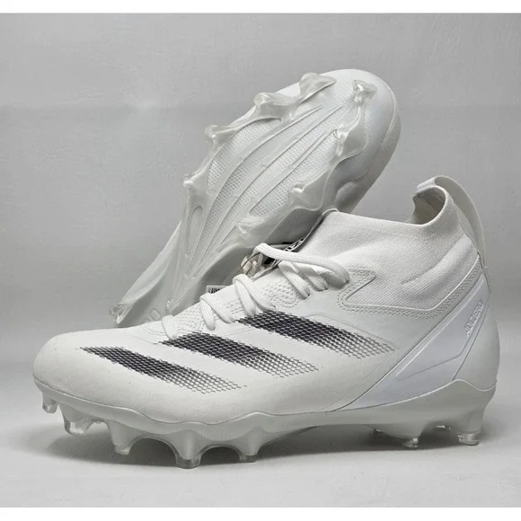 adidas Adizero‎ Impact Football Cleats Mens White Sneakers Athletic Shoes IG9941
