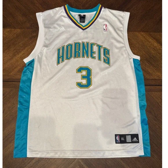 Chris Paul Hornets #3 NBA Adidas Jersey XL Throwback‎ Basketball |W1