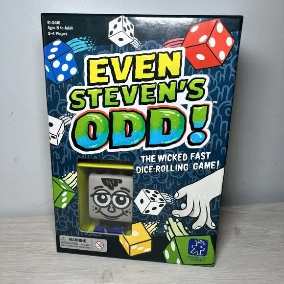 Even Steven's Odd Dice Game COMPLETE Educational Insights 2013 Family Friends
