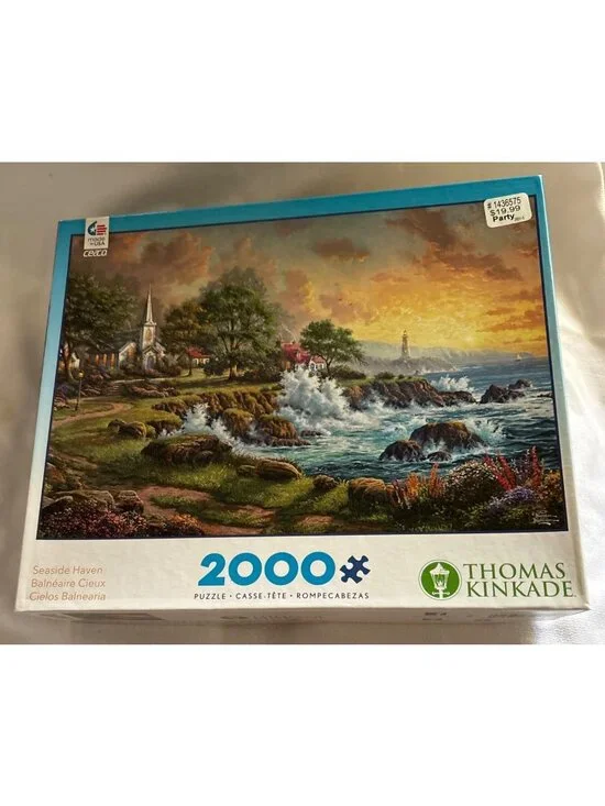 Thomas Kinkade Seaside Haven 2000-Piece Jigsaw Puzzle 38