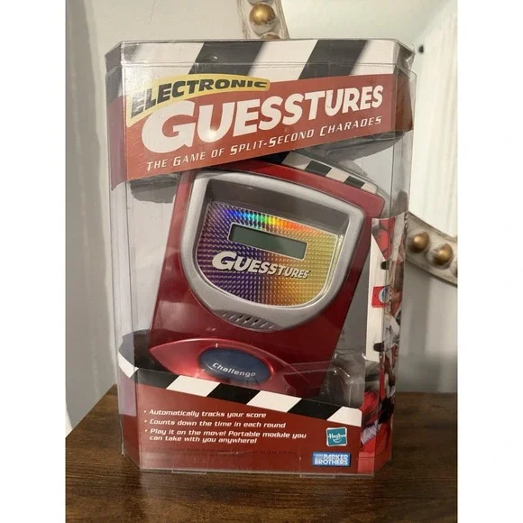 Electronic Guesstures Game Hasbro Parker Bros Complete In Box Tested CIB