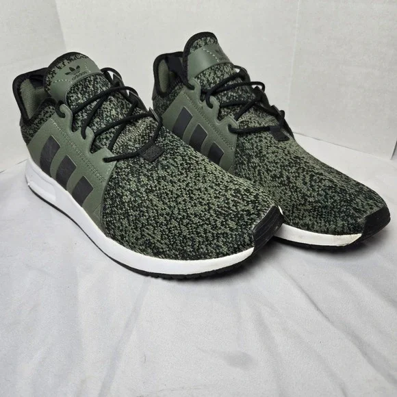 Adidas X_PLR Base Green Athletic Shoes Mens 10.5 Athleisure Sports Knit Sock