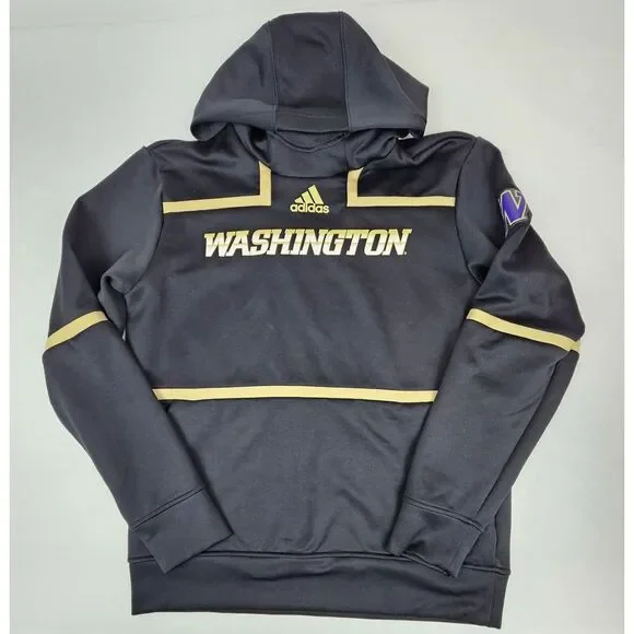 Adidas Washington Huskies Hoodie Mens Large. Under The Lights‎ Black Areoready