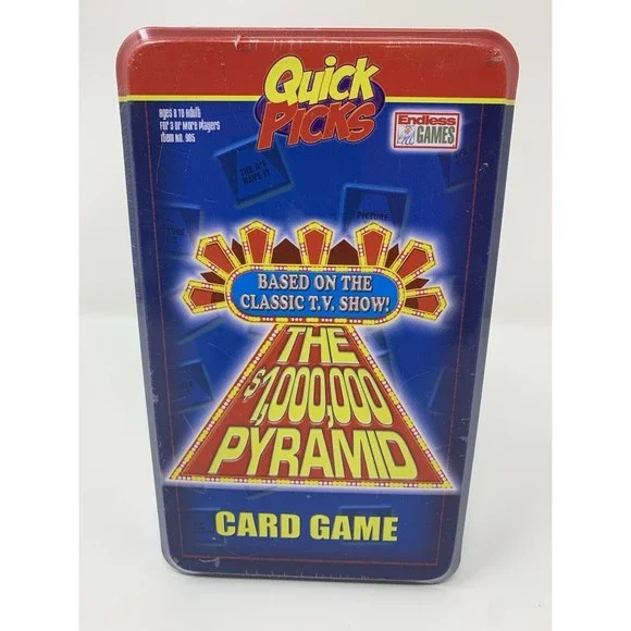 Quick Picks Pyramid‎ Travel Card Game In A Tin Toys & Games 2008