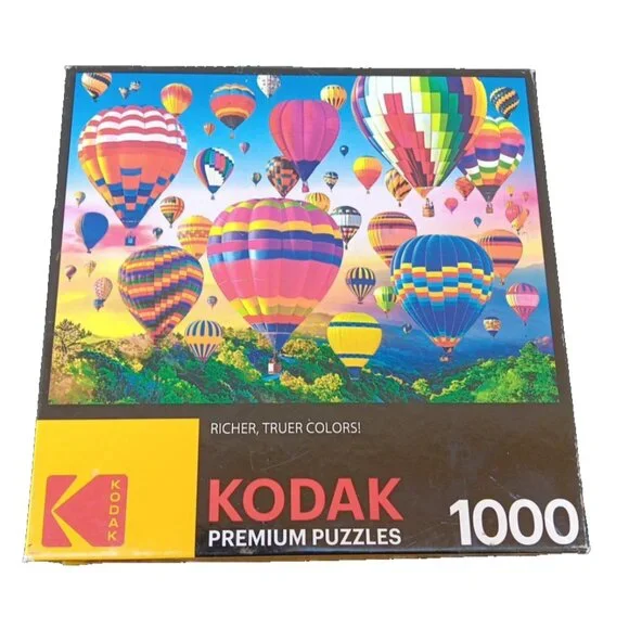 Kodak Premium Catching the Morning Air Hot Air Balloons 1000 Piece Jigsaw Puzzle