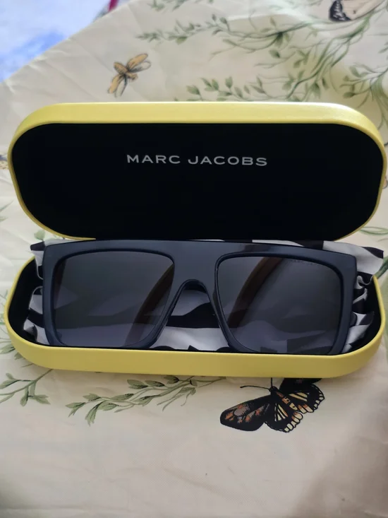 NWOT Marc Jacobs MARC 639/S Oversized Square Sunglasses Blue Gradient CAT 3