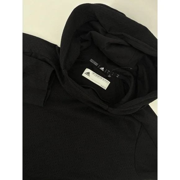 Adidas Men's Long‎ Sleeve Fleece Hoodie 03/18 C48978 0V9001 Fitness Workout
