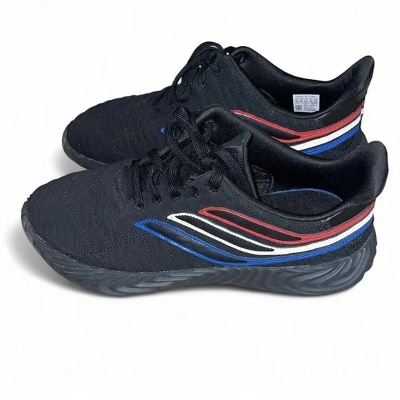 Adidas Sobakov Core Black Red White Blue Sneakers EE5623 Mens Size 11