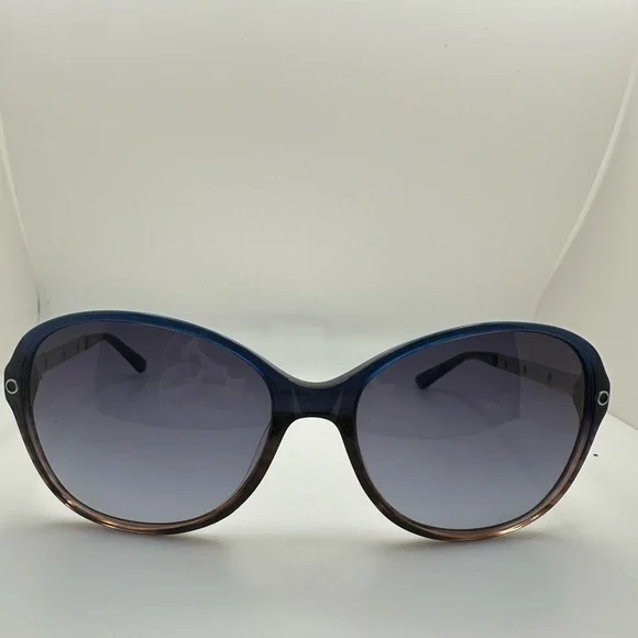 Bebe Kicking It Blue Brown Tortoise Sunglasses