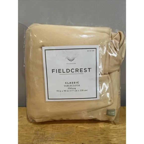 Fieldcrest Tablecloth Beige Oblong‎ 70x90