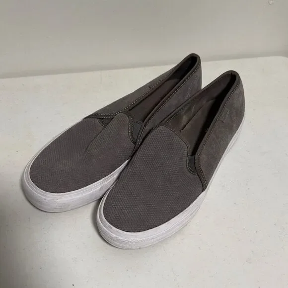 Keds Gray Slip On Sneakers Casual Shoes Size 9