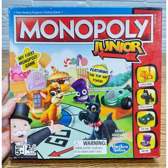 Monopoly‎ Junior Board Game My First Monopoly Game Ages 5+ Hasbro 2017