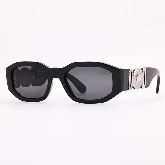 NEW VERSACE BLACK SUNGLASSES