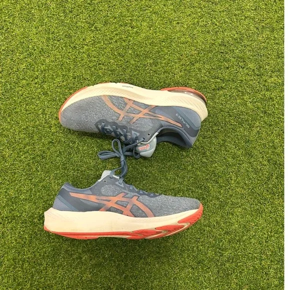 Asics Gel-Pulse 13 Running Shoes Blue Grey Salmon Womens 9.5 1012B035 Sneaker