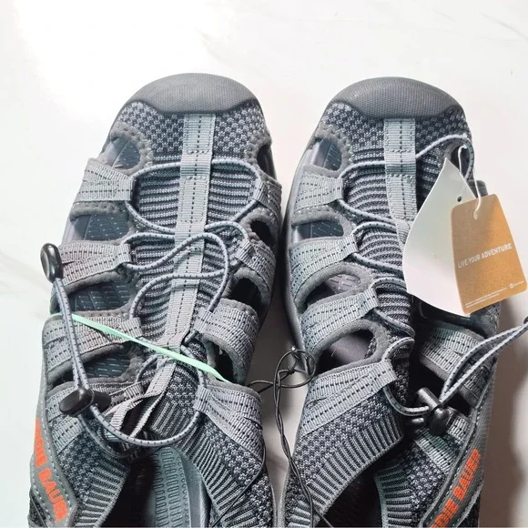 Eddie Bauer Cedar Men's Gray Closed Toe Sandals Size 9 Adjustable Straps Outdoor
