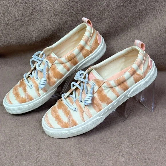 Sperry Women's Pier Wave Ltt‎ Sneaker Size 6- Peach - STS87260