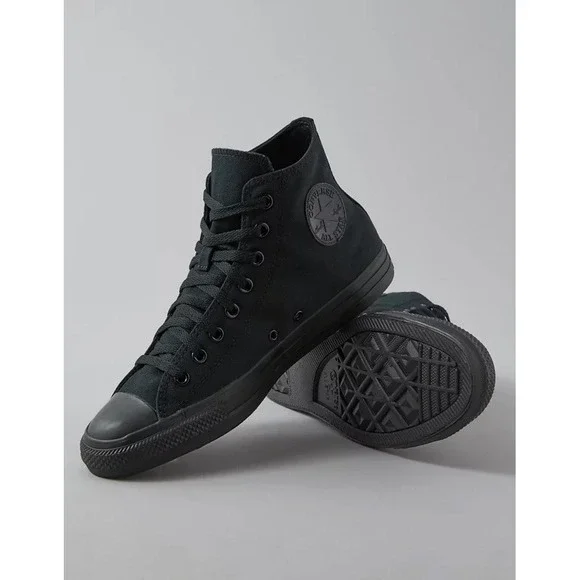 Converse Chuck Taylor All Star High Top Women's 6 Triple Black Monochrome M3310