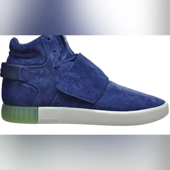Adidas Tubular Invader Strap Men's Shoes Dark Blue-Dark Blue bb5041‎