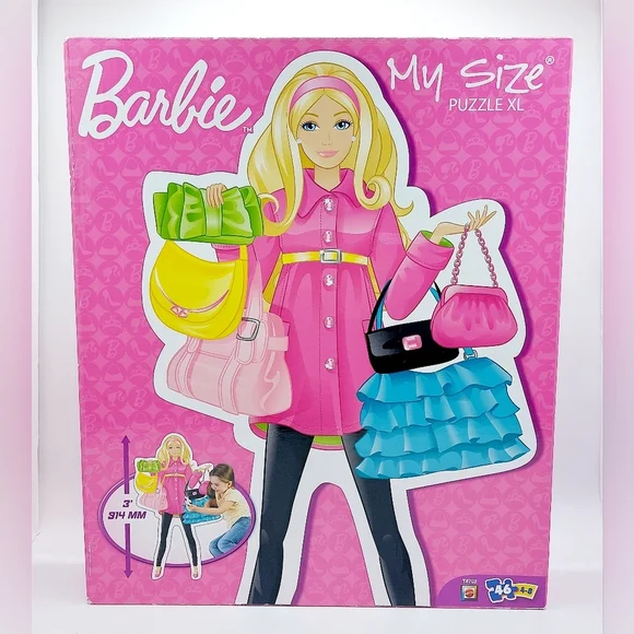 Mattel Barbie My Size XL 3 Foot‎ Tall 46 Pieces