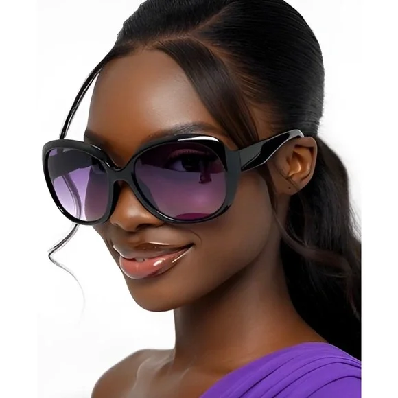 Women's Sunglasses Black Gradient Lenses Fashion Female Bold 2026 Lentes‎ Gafas