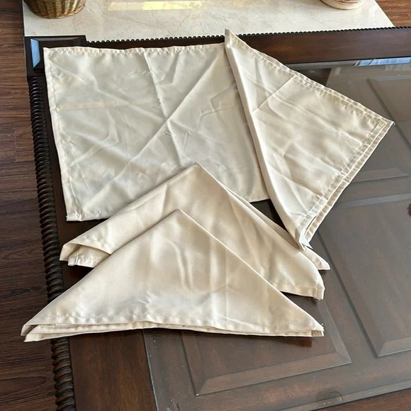 100% polyester place mats 45cm x 45cm. (4 total)