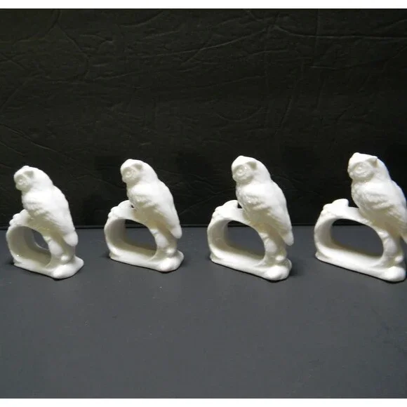 Vintage Owl Napkin Holder Ardalt Japan Set of 4
