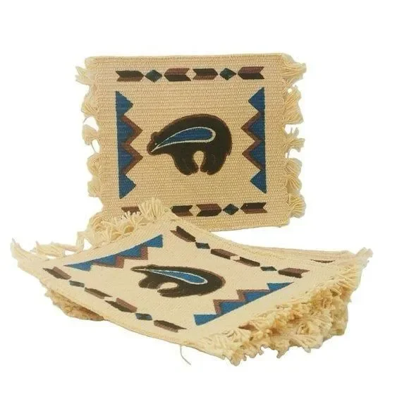 El Paso Saddleblanket 100% Cotton Southwestern Native American Cloth Coasters