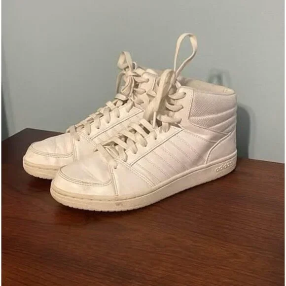 Adidas‎ Hoops Mid White Sneakers size 7