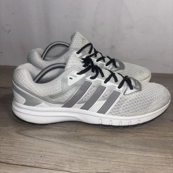 Men's 11 Adidas White Running Adiprene Mesh Upper 114095262