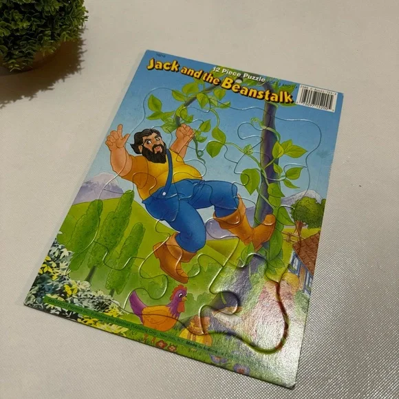 Vintage‎ 1997 Jack and the Beanstalk 12 Piece Puzzle