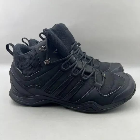 Adidas Terrex Swift R2 Gore-Tex Shoes Men Size 11 Black Comfort Mid Top Sneakers