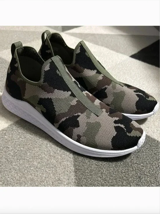 Urban Sport by J/Slides ⭐️EUC⭐️ Dalila Camo Slip-on Sneakers Women's Size 9.5M‎