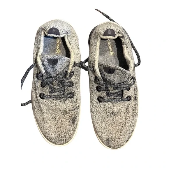 Allbirds Wool‎ Runners Womens Size 9 Grey Knit Lace Up Sneakers Shoes