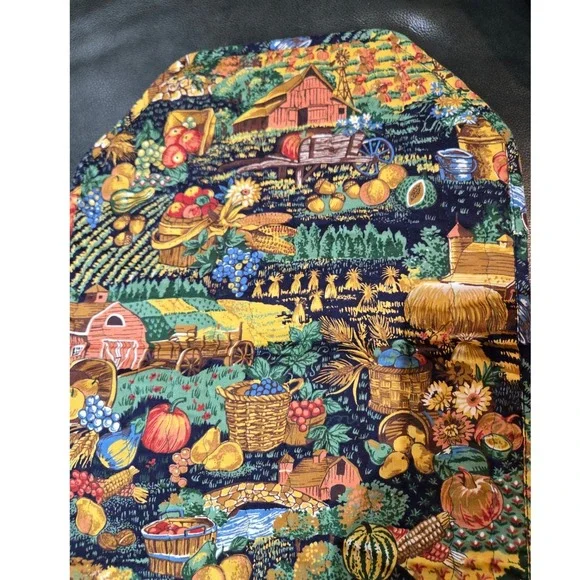 Unbranded Harvest Table Runner OS‎ Multicolor Excellent Quilted Farmhouse